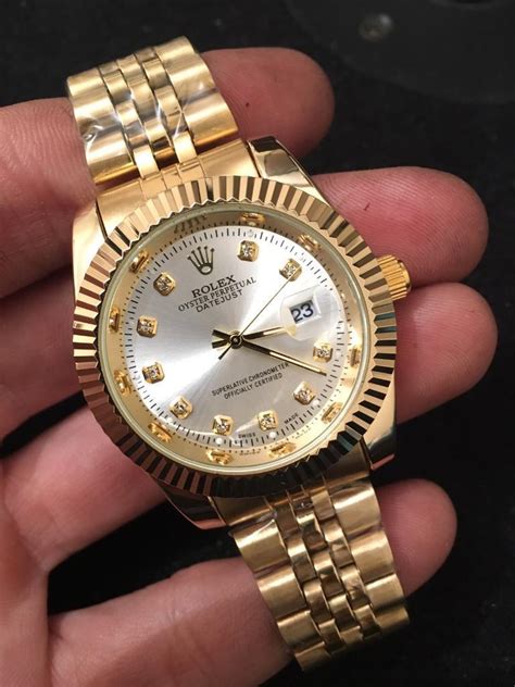 rolex datejust 40mm gold.